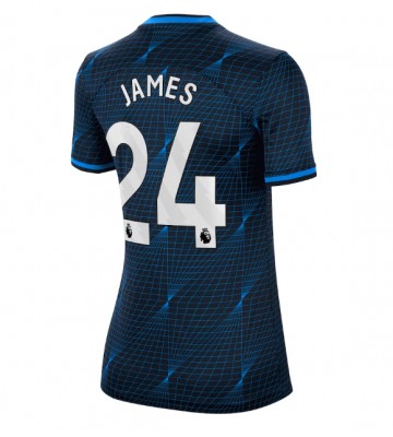 Lacne Ženy Futbalové dres Chelsea Reece James #24 2023-24 Krátky Rukáv - Preč